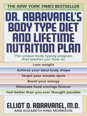 cover image of Dr. Abravanel's Body Type Diet and Lifetime Nutrition Plan